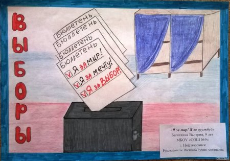 Плакат на тему выборы