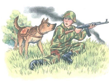 Пограничник рисунок