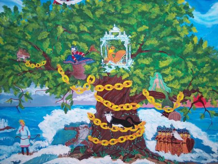 Иллюстрации к сказке о рыбаке и рыбке Золотая рыбка