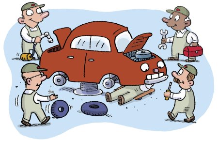 Автосервис рисунок