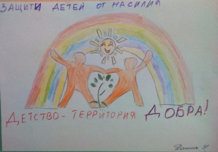 Плакат детство без жестокости