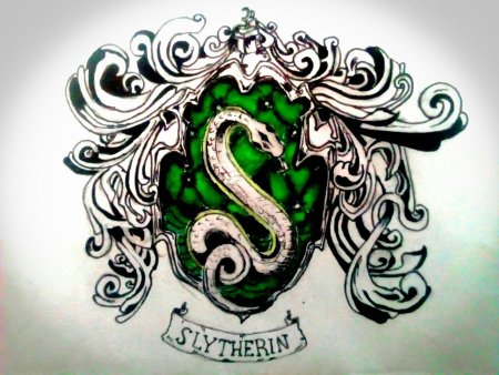Татуировки из Гарри Поттера Слизерин