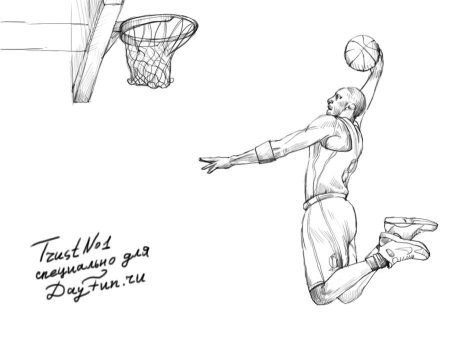 Наброски спортсменов в движении