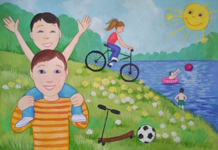 Конкурс рисунков здоровая семья