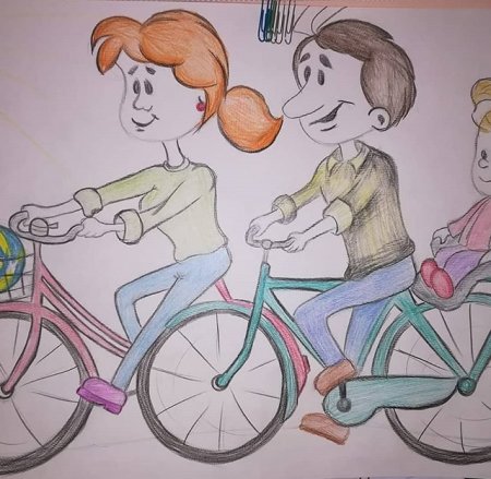 Мама папа я здоровая семья рисунки