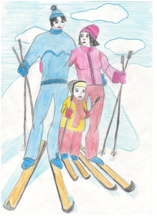 Рисунок на тему моя семья