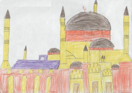 Детские рисунки мечети