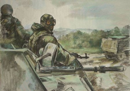 Рисунок современного военного