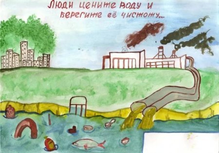 Плакат берегите воду