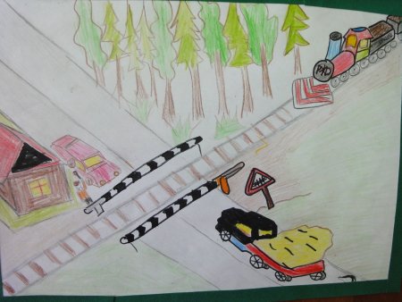 Железная дорога глазами детей