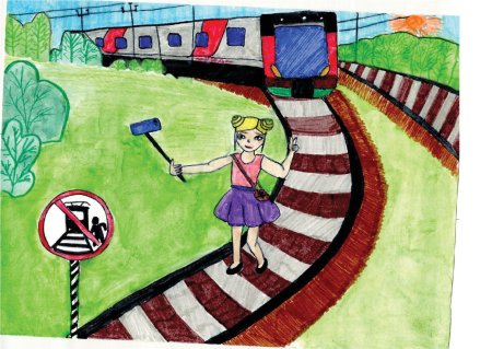 Рисунок безопасность на дороге