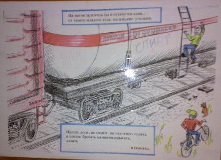 Безопасность на железной дороге рисунки