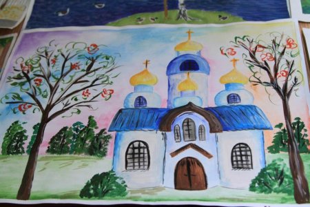 Церковь рисунок Йошкар Ола