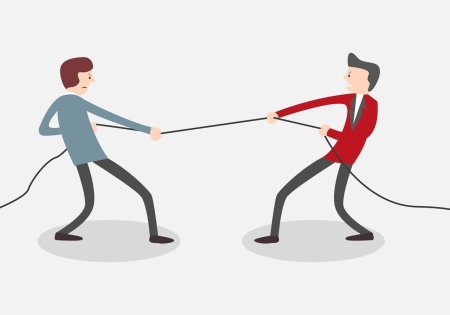 Конкуренты иллюстрация