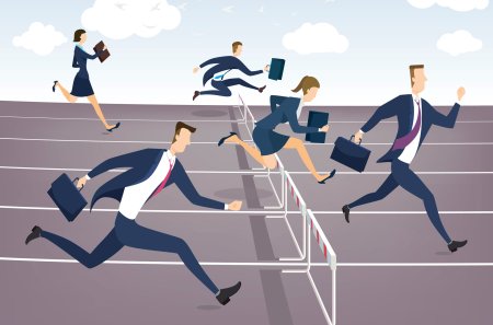 Конкуренция иллюстрация