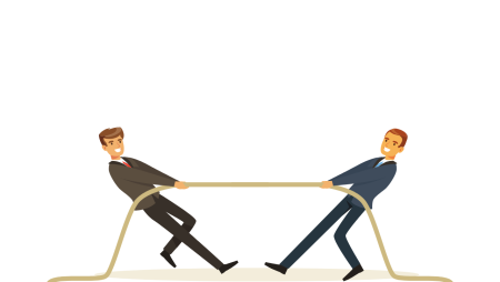 Конкуренция иллюстрация