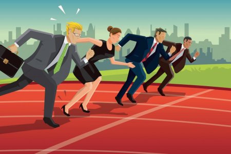 Конкуренты иллюстрация