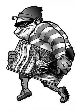 Грабеж иллюстрация