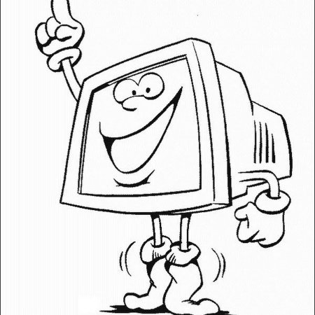 Компьютер рисунок карандашом