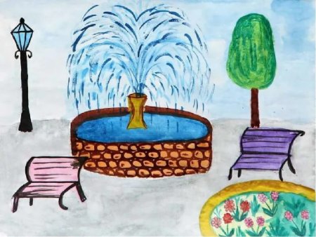 Парк сквер бульвар изо 3 класс