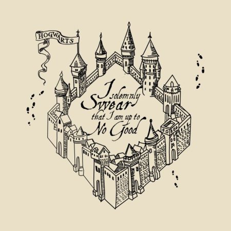 Хогвартс из Гарри Поттера рисунок