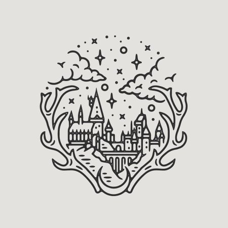 Гарри Поттер Хогвартс рисунки