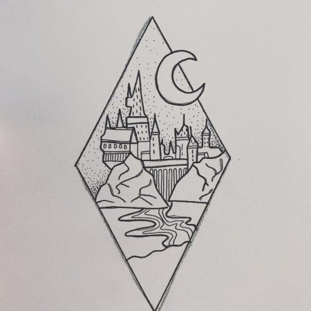 Татуировки на тему Гарри Поттера Слизерин