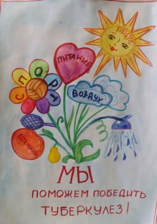 Плакат против туберкулеза