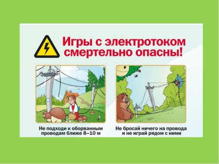 Плакаты по электробезопасности для детей