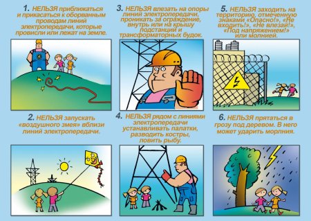 Безопасность вблизи линий электропередач
