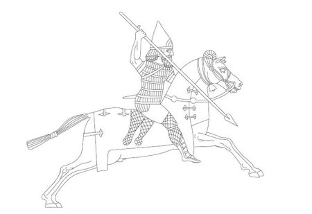 Воин ассирийской державы