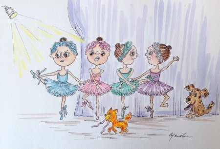 Бальные танцы рисунок