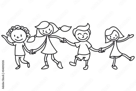 Иллюстрации танцующих детей