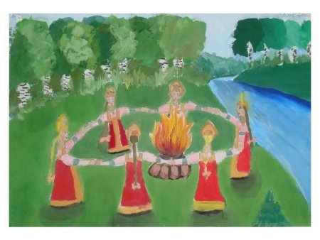 Народные праздники изо