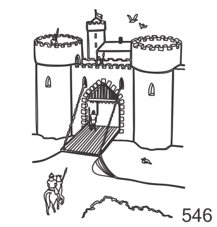 Замок рисунок