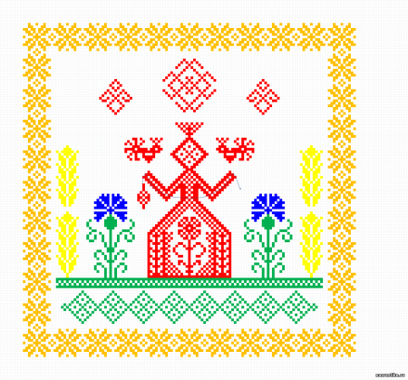 Чувашский обережный орнамент