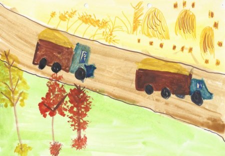 Рисование праздник урожая