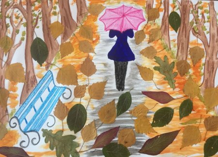 Мотивы осени рисунки