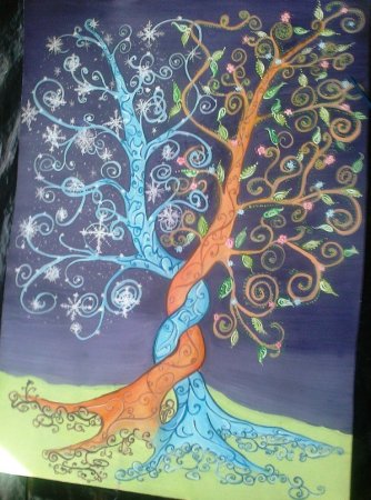 Декоративное сказочное дерево