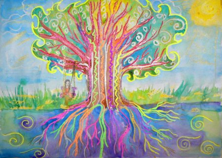 Сказочные деревья Радужное