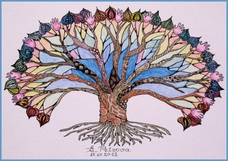 Декоративное сказочное дерево