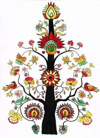 Петриковская роспись дерево жизни дерево рода