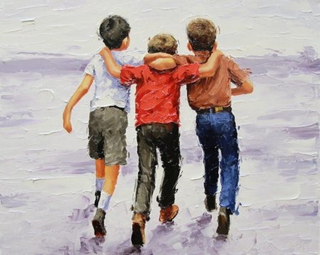 Картина два друга