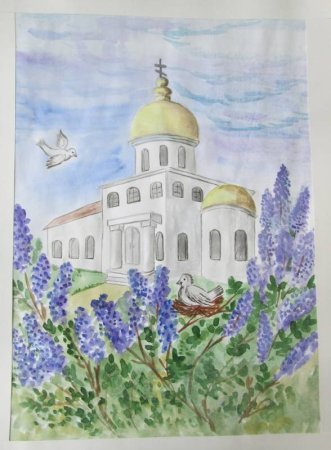 Картина красота Божьего мира Автор Степурина Нина