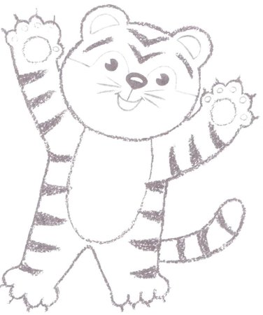 Усатый полосатый рисунок