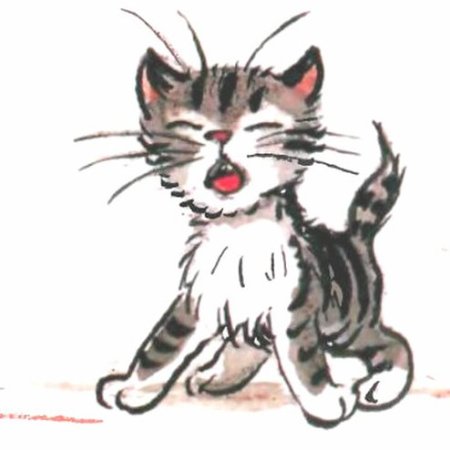 Котенок Усатый полосатый Маршак