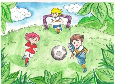 Спортивные рисунки