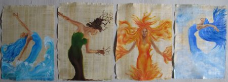 Картина четыре стихии Циглер