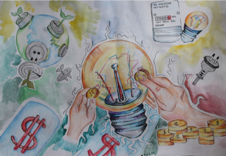 Плакат на тему экология и энергосбережение