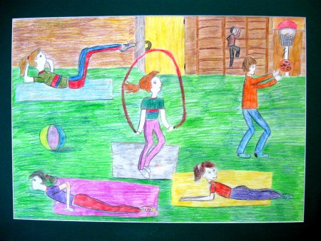 Здоровая нация рисунок